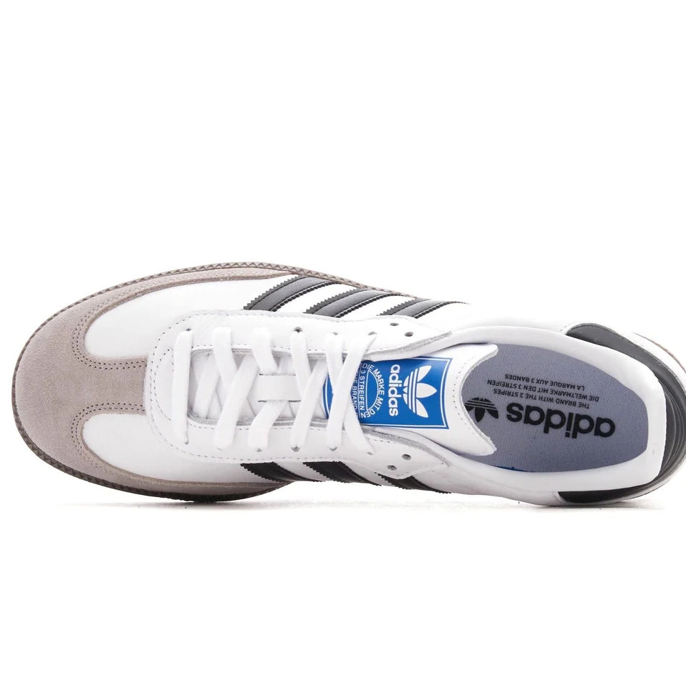 'White OG Gum' adidas Black Samba 0728